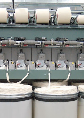 Flow Chart of Rotor Yarn Manufacturing Process