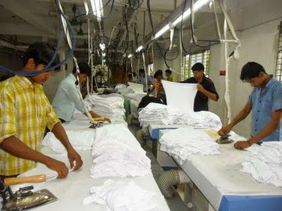 Organogram of Finishing Section in Garments Industry