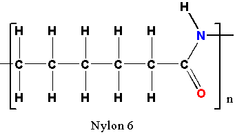 Monomer structure of Nylon 6